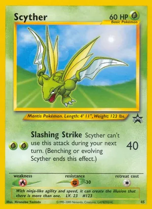 Scyther #45, Standard print, TCGdex reference