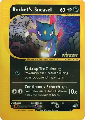 Rocket's Sneasel #5, Best of Game Winner (standard size) reference