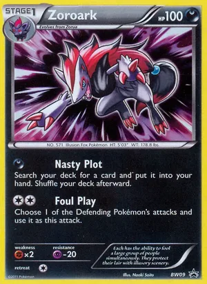 Zoroark #BW09, BW Black Star Holo, TCGdex reference
