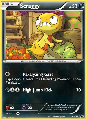 Scraggy #BW25, BW Black Star Cosmos Holo, TCGdex reference