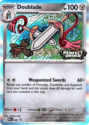Doublade 067, Staff prerelease, owner-provided image