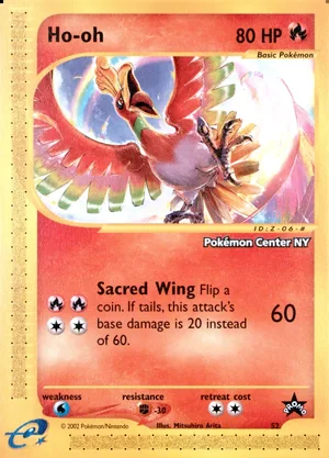Ho-oh Pokemon Center NY stamp PSA reference placeholder