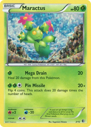Maractus 2/12, Confetti Holo, reference image