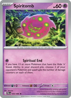 Spiritomb 035/084, Non Holo, card art reference