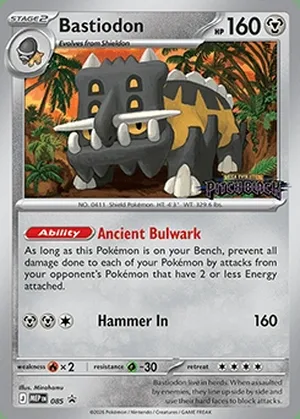Bastiodon 085, prerelease base reference scan