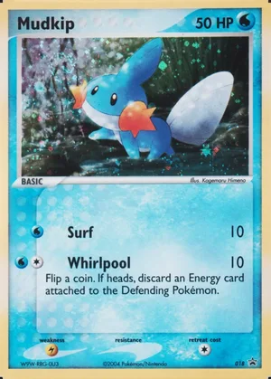 Mudkip #018, Nintendo Black Star Cosmos Holo, PSA cert 164170996 reference placeholder