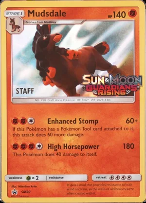 Mudsdale Staff Prerelease PSA reference placeholder