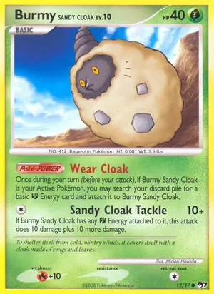 Burmy Sandy Cloak #12, POP Series 7 Non Holo, TCGdex reference