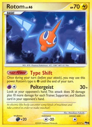 Rotom #5, POP Series 9 Non Holo, TCGdex reference