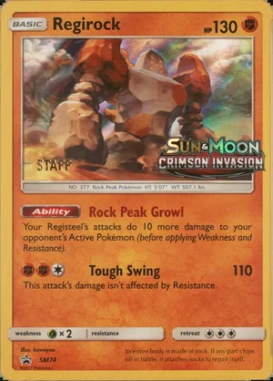 Regirock Staff Prerelease PSA reference placeholder