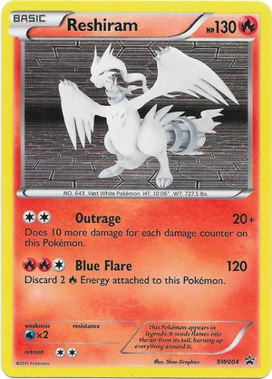 Reshiram BW04, Holo, Bulbapedia reference scan