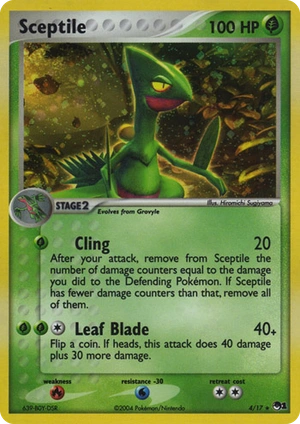 Sceptile 4, Cosmos Holo, Bulbapedia reference scan