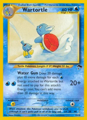 Wartortle 15/18 Southern Islands reference