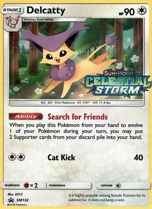 Delcatty SM132, prerelease base reference scan