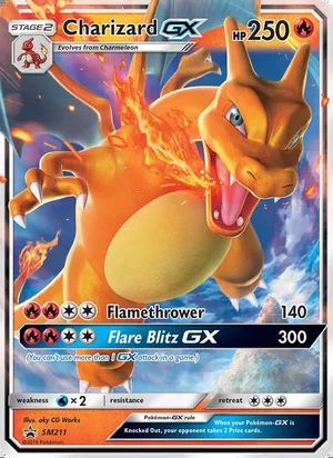 Charizard GX #SM211, SM Black Star Holo, TCGdex reference