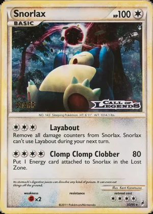 Snorlax Staff Prerelease PSA reference placeholder