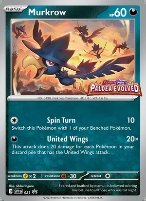 Murkrow 021, prerelease base reference scan