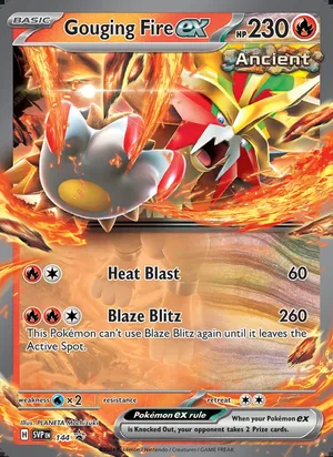 Gouging Fire ex #144, SWSH Black Star Holo, TCGdex reference