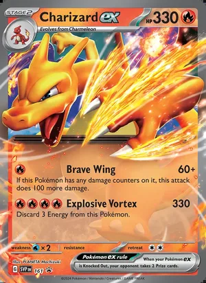 Charizard ex #161, SWSH Black Star Holo, TCGdex reference