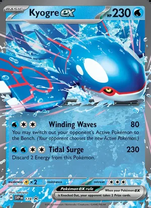 Kyogre ex #178, SWSH Black Star Holo, TCGdex reference
