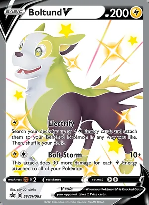 Boltund V #SWSH085, SWSH Black Star Holo, TCGdex reference