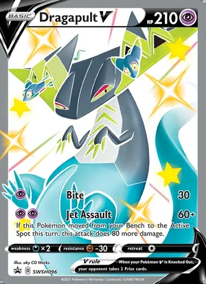 Dragapult V #SWSH096, SWSH Black Star Holo, TCGdex reference