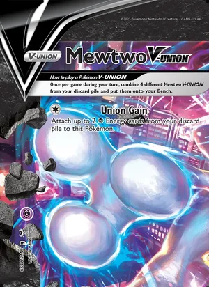 Mewtwo V-UNION #SWSH159, SWSH Black Star Holo, TCGdex reference