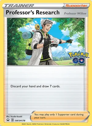 Professor's Research #SWSH178, SWSH Black Star Professor Willow, TCGdex reference