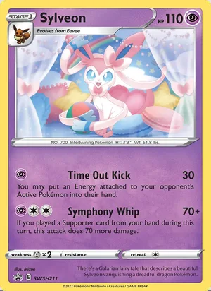 Sylveon #SWSH211, SWSH Black Star Holo, TCGdex reference