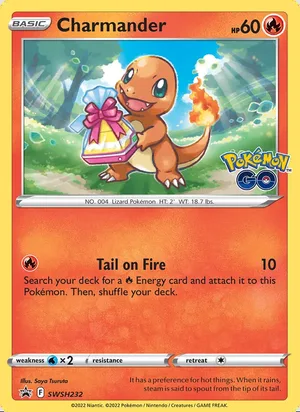 Charmander #SWSH232, SWSH Black Star Holo, TCGdex reference