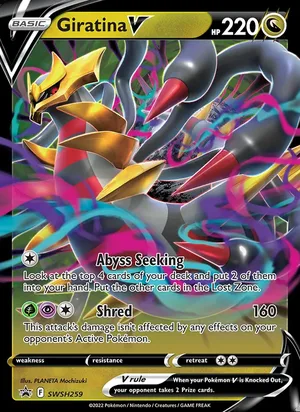 Giratina V #SWSH259, SWSH Black Star Holo, TCGdex reference