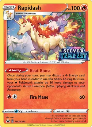 Rapidash SWSH270, prerelease base reference scan