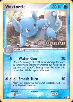 Wartortle Prerelease PSA reference placeholder