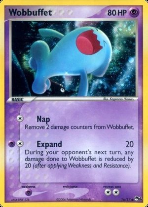 Wobbuffet 16/17, Cosmos Holo, owner-provided image