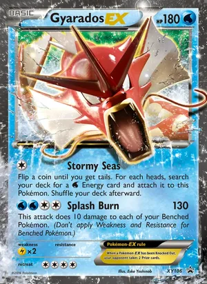 Gyarados EX #XY106, XY Black Star Holo, TCGdex reference