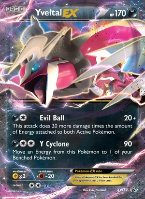 Yveltal EX #XY150, XY Black Star Holo, TCGdex reference