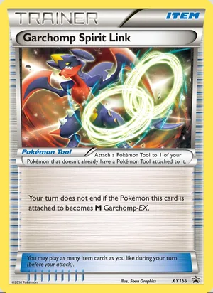 Garchomp Spirit Link #XY169, XY Black Star Non Holo, TCGdex reference