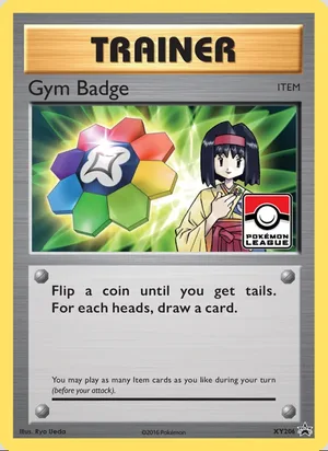 Gym Badge #XY206, XY Black Star Holo, TCGdex reference
