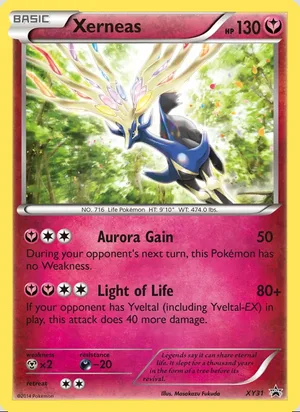 Xerneas #XY31, XY Black Star Holo, TCGdex reference