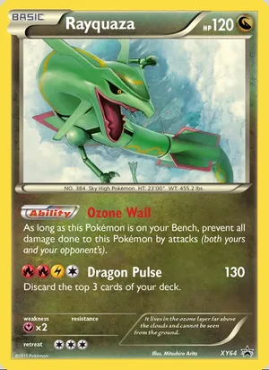 Rayquaza #XY64, XY Black Star Holo, TCGdex reference