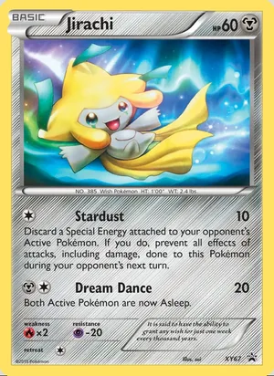 Jirachi #XY67, XY Black Star Holo, TCGdex reference