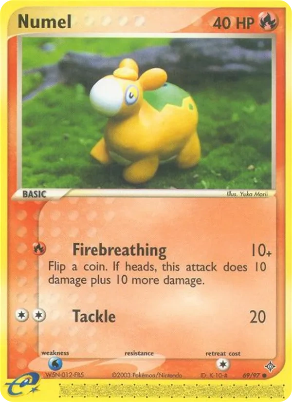 Numel 69/97, EX Dragon English No e-Reader Code, card art reference