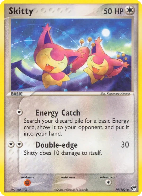 Skitty 79/100, EX Sandstorm English No e-Reader Code, card art reference