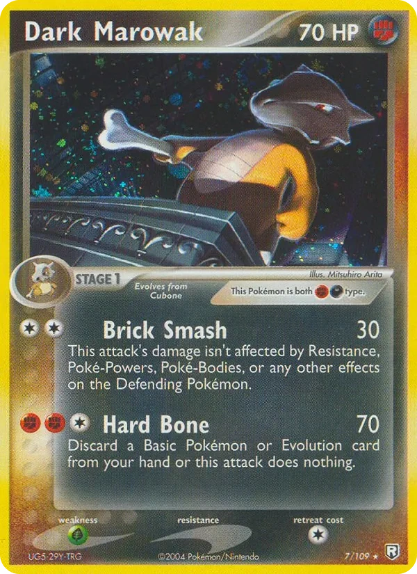 Dark Marowak 7/109, EX Team Rocket Returns English Non Holo, card art reference