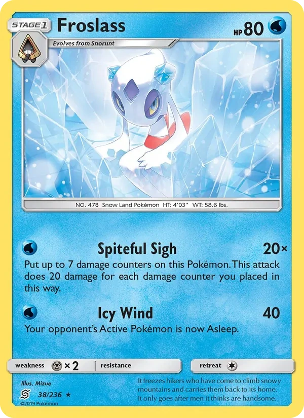 Froslass 038/236, Unified Minds English Non Holo, card art reference