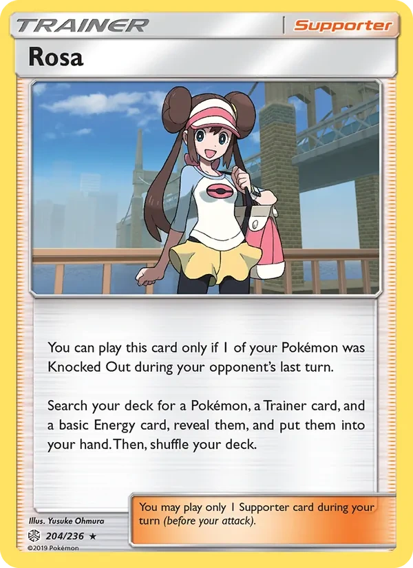 Rosa 204/236, Cosmic Eclipse English Non Holo, card art reference