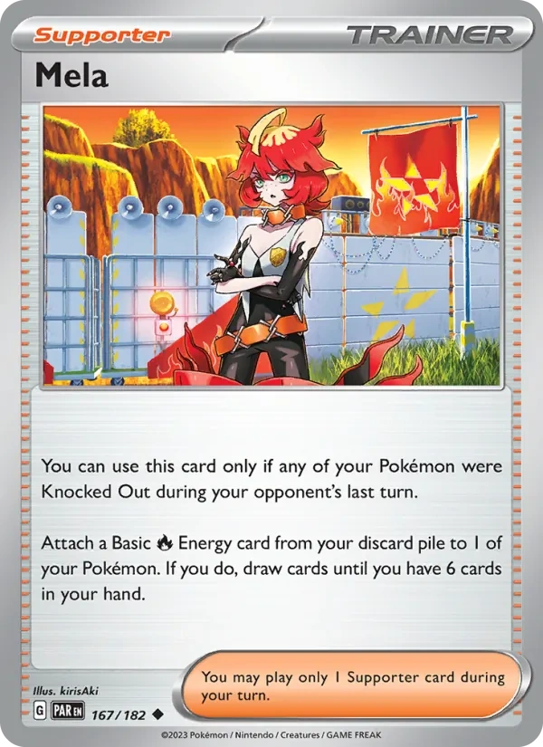 Mela 167/182, Paradox Rift English "54" Armarouge Deck stamp print, card art reference
