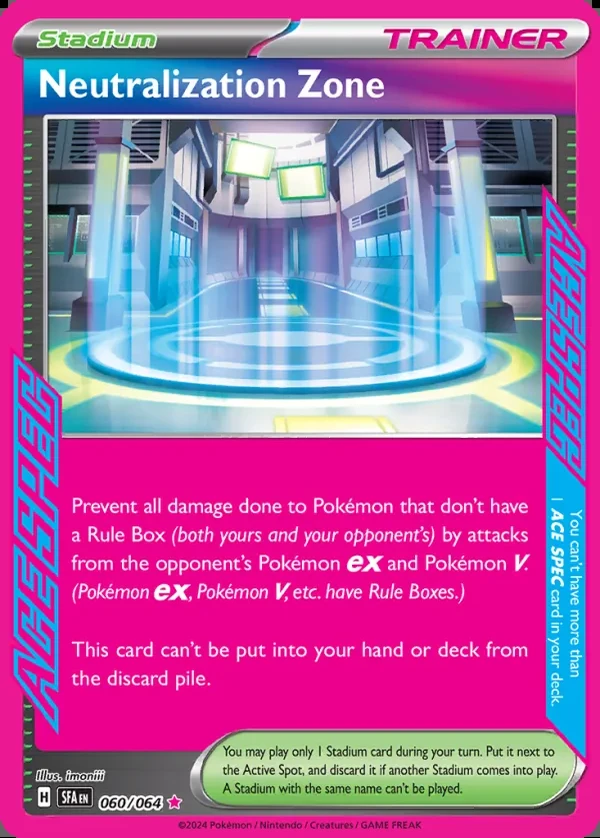 Neutralization Zone 060/064, Shrouded Fable English Print with "Play! Pokémon" stamp, card art reference
