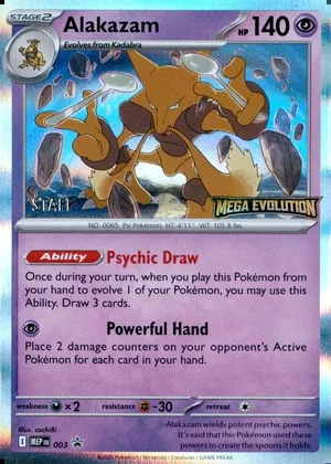 Alakazam 003, Staff prerelease, owner-provided image
