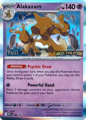Alakazam 003, Staff prerelease, owner-provided image